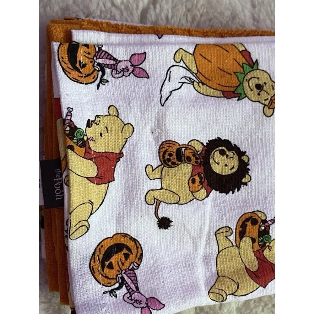 3 Pack Disney Winnie The Pooh Halloween Costumes Kitchen Towels‎ 16 X 26” NEW
